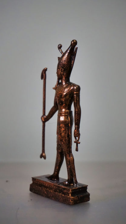Atum Egyptian Statue, Ancient Creation God Resin Sculpture