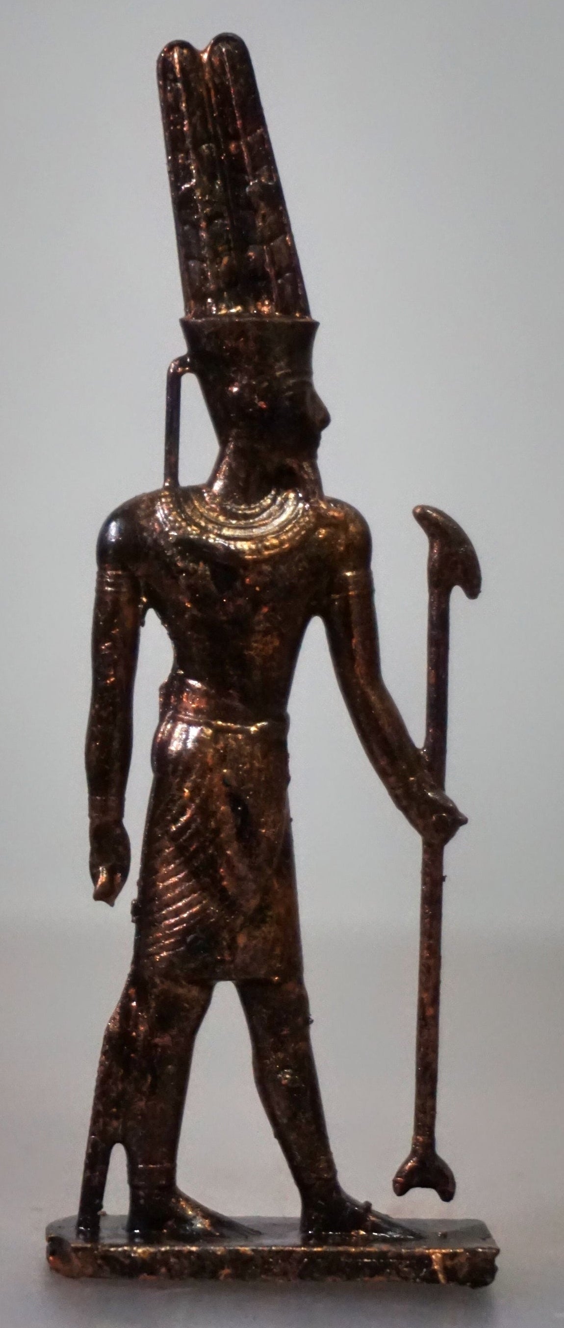 Amun-Ra Statue, Handmade Egyptian Sun God Sculpture, Resin Decor