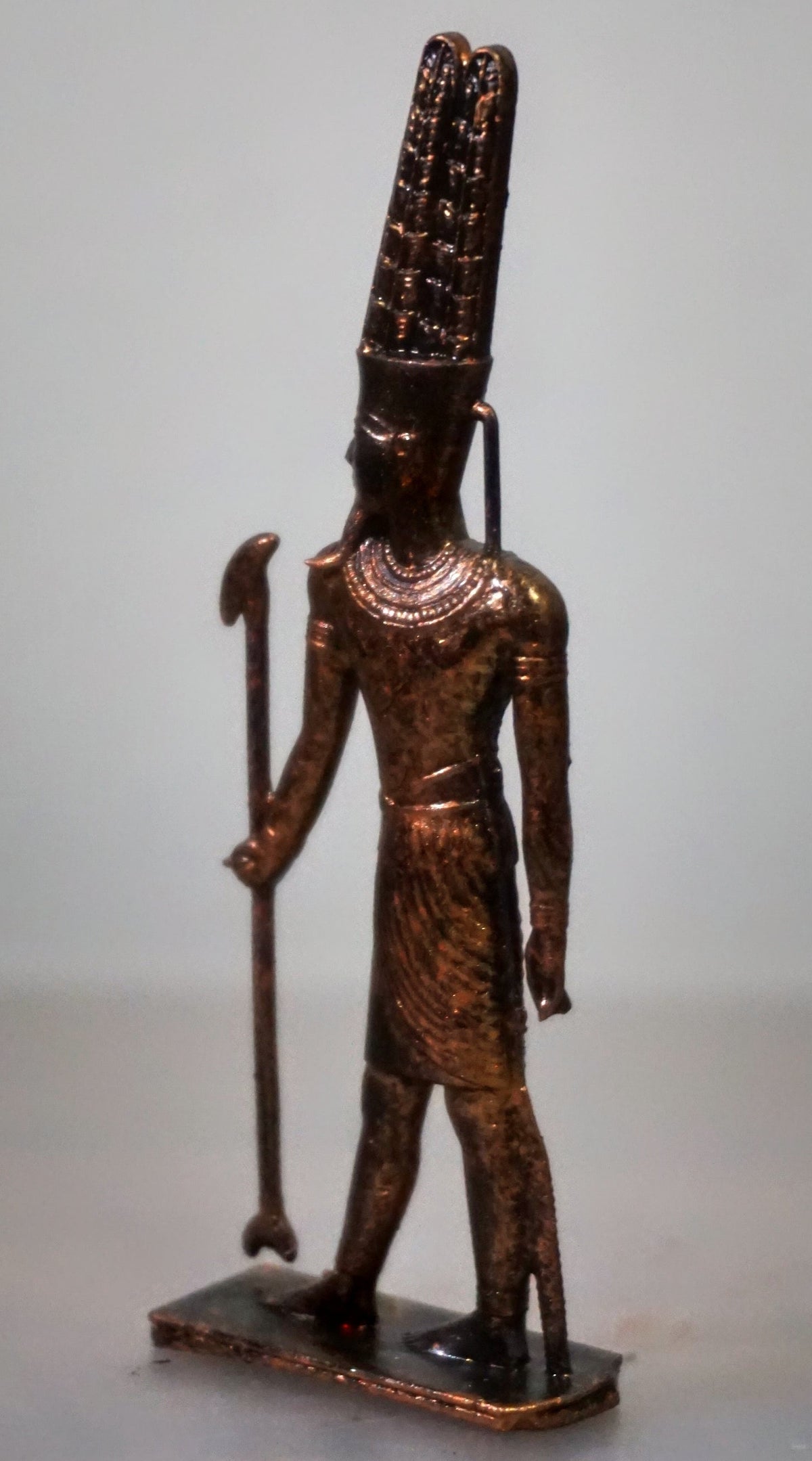 Amun-Ra Statue, Handmade Egyptian Sun God Sculpture, Resin Decor
