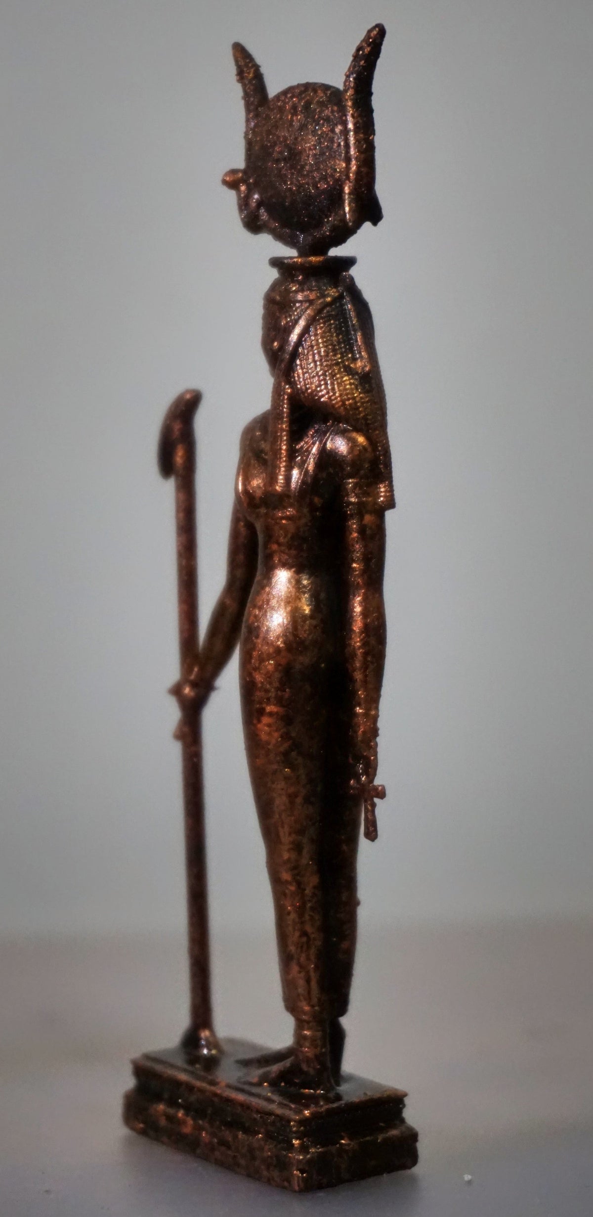Hathor Statue, Egyptian Goddess of Love & Joy, Ancient Deity Sculpture