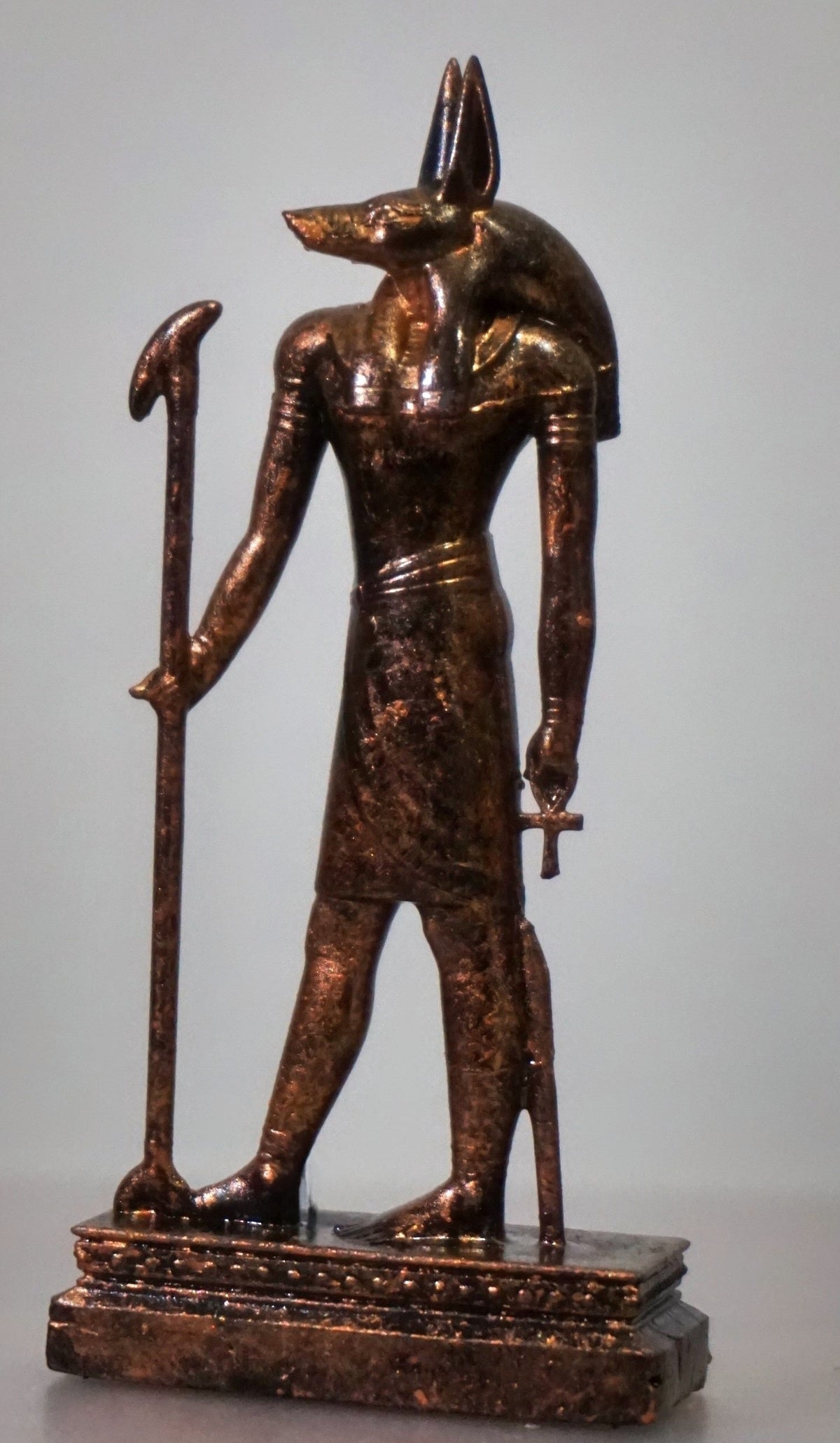 Anubis Statue: Egyptian God of the Dead Sculpture, Jackal Deity Figurine