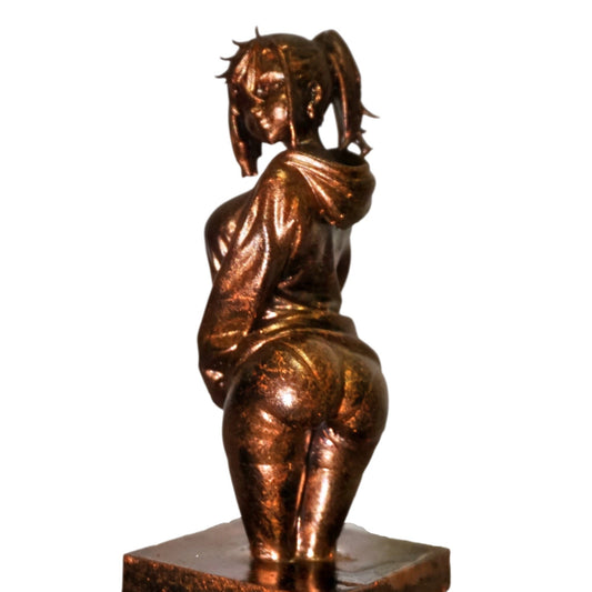 Momo Ayase Statue, Dandadan Anime Sculpture, Multiple Sizes, Collectible