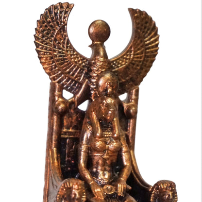 Bastet Cat Statue, Ancient Egyptian Goddess of Cats, Handmade Resin Sculpture