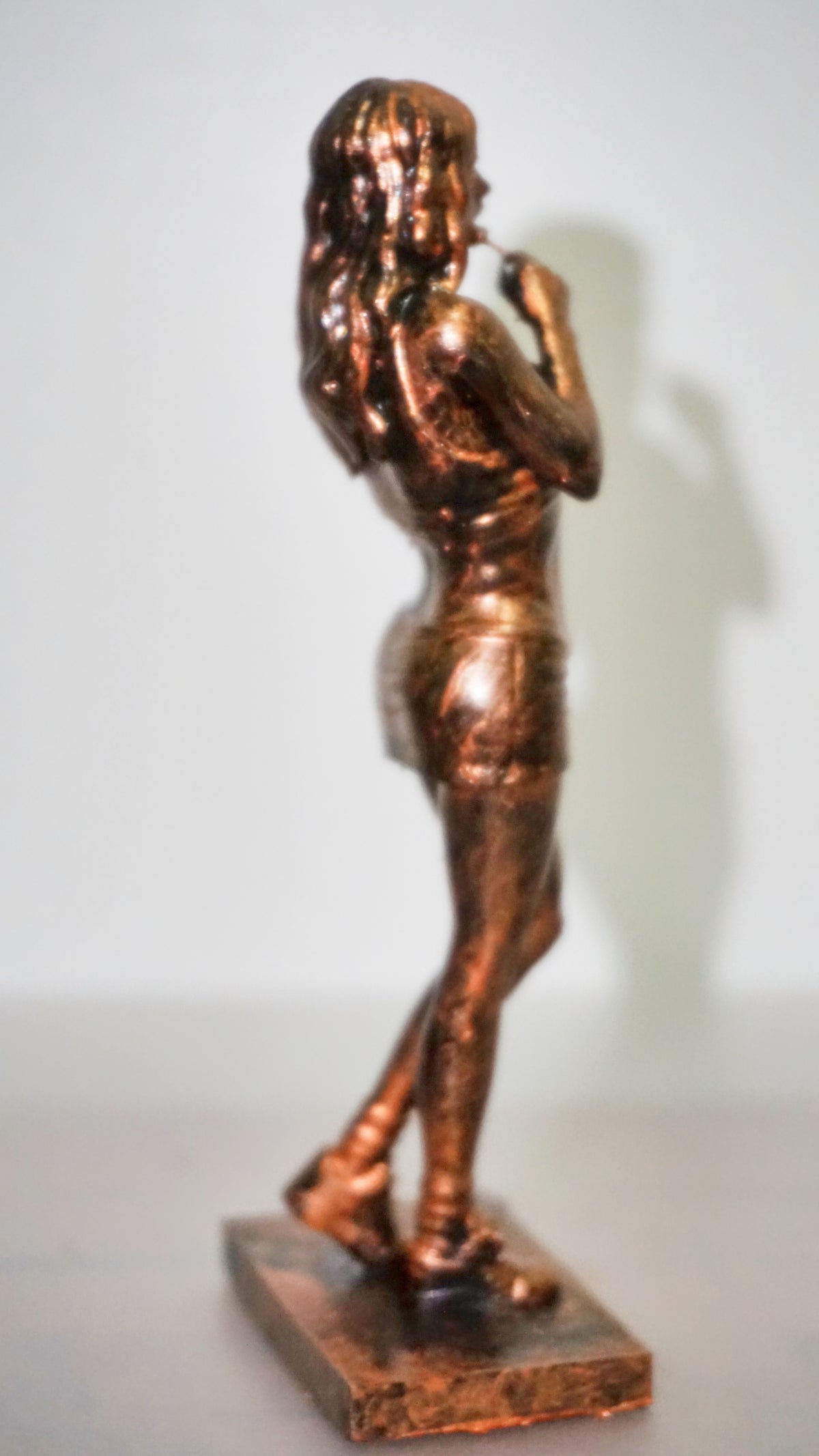 Female Gamer Figurine, Urban Cover Girl Statue, Multiple Sizes & Colors