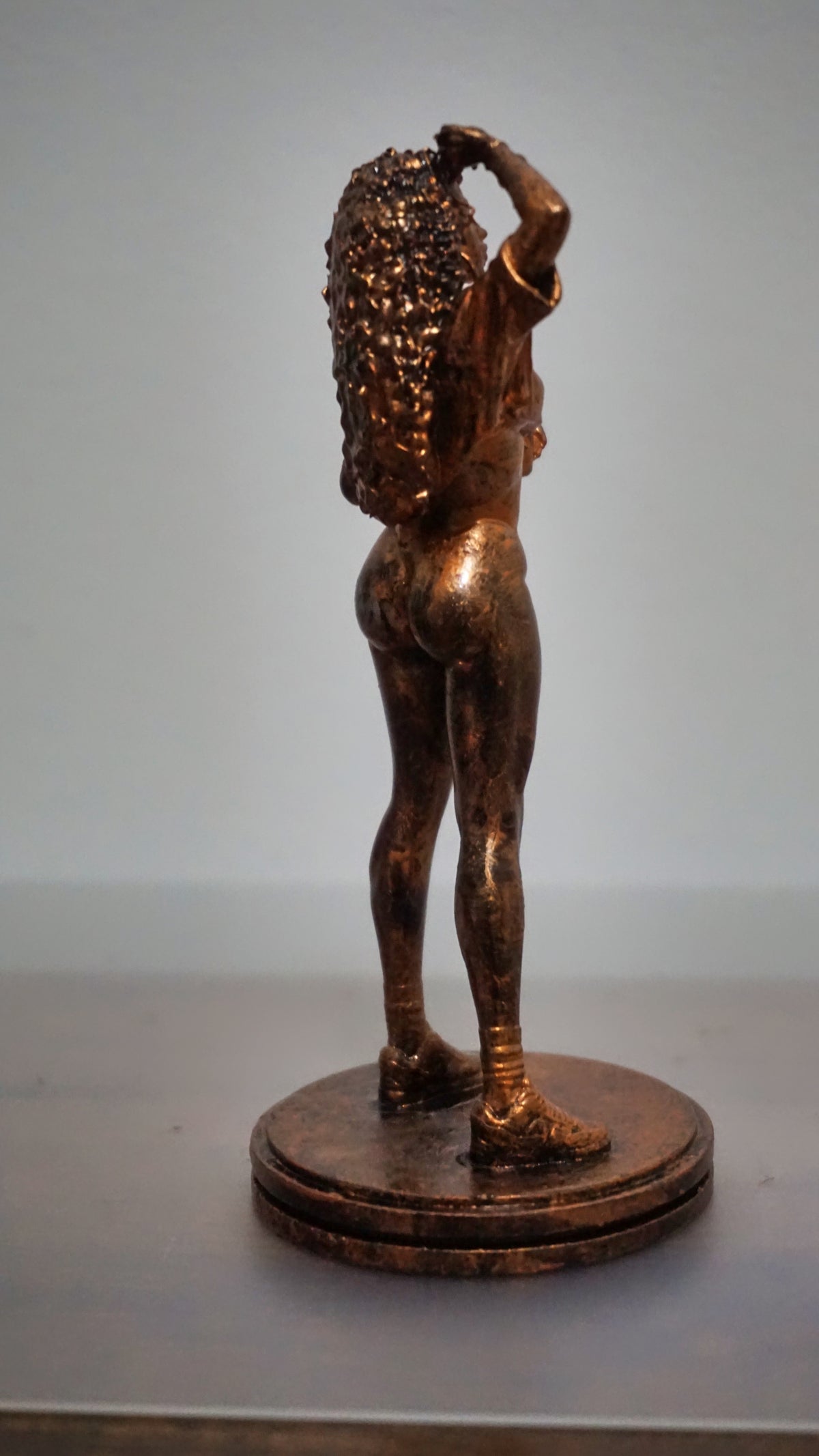 Female Gamer Bust, Miami Crime Game Inspired Cover Girl Statue, Collector Display Decor