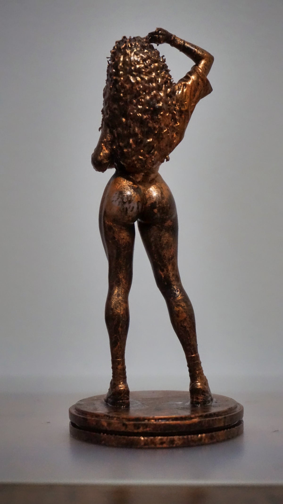 Female Gamer Bust, Miami Crime Game Inspired Cover Girl Statue, Collector Display Decor