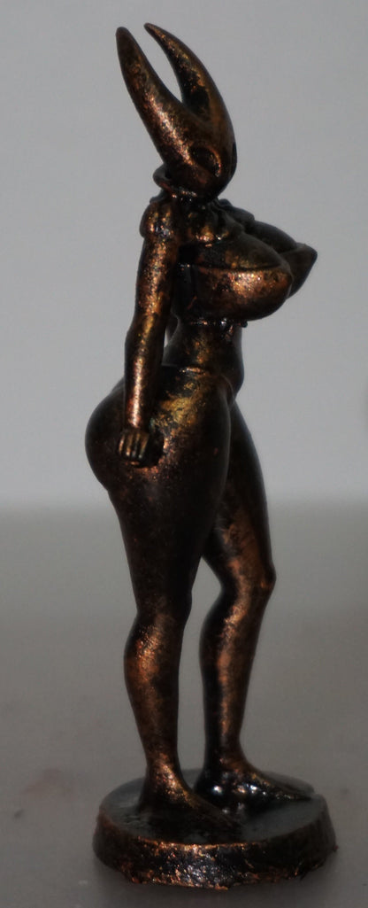 Hornet Video Game Statue, Female Bug Warrior Sculpture, Multiple Sizes