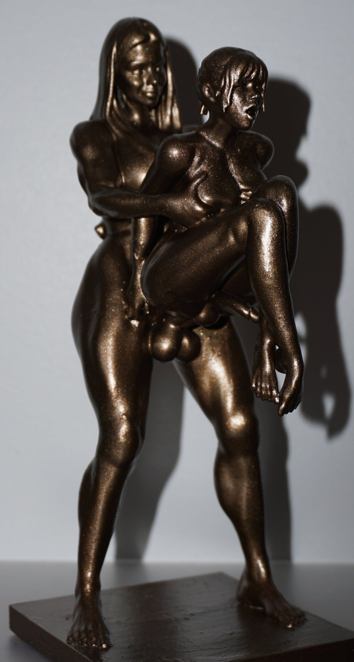 Transgender Erotic Sculpture, The Sensual Lift Art Figurine