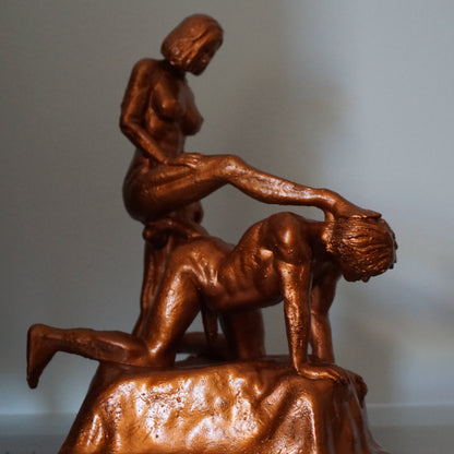 Fine Art Statue, Domination Adult Mature Trans Design, Multiple Finishes