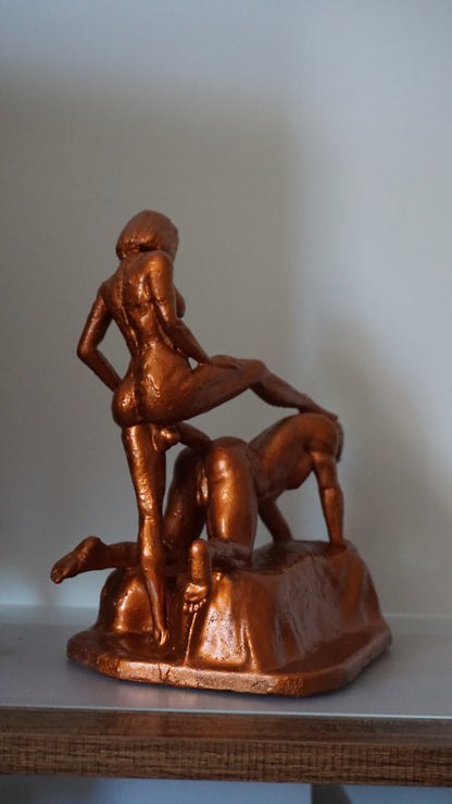 Fine Art Statue, Domination Adult Mature Trans Design, Multiple Finishes