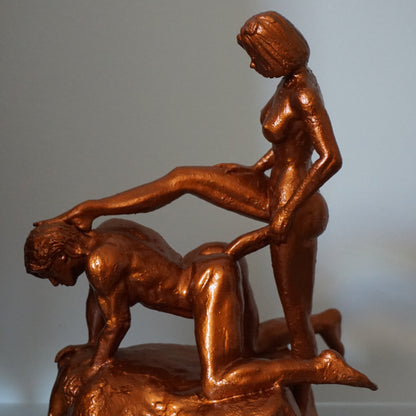 Fine Art Statue, Domination Adult Mature Trans Design, Multiple Finishes
