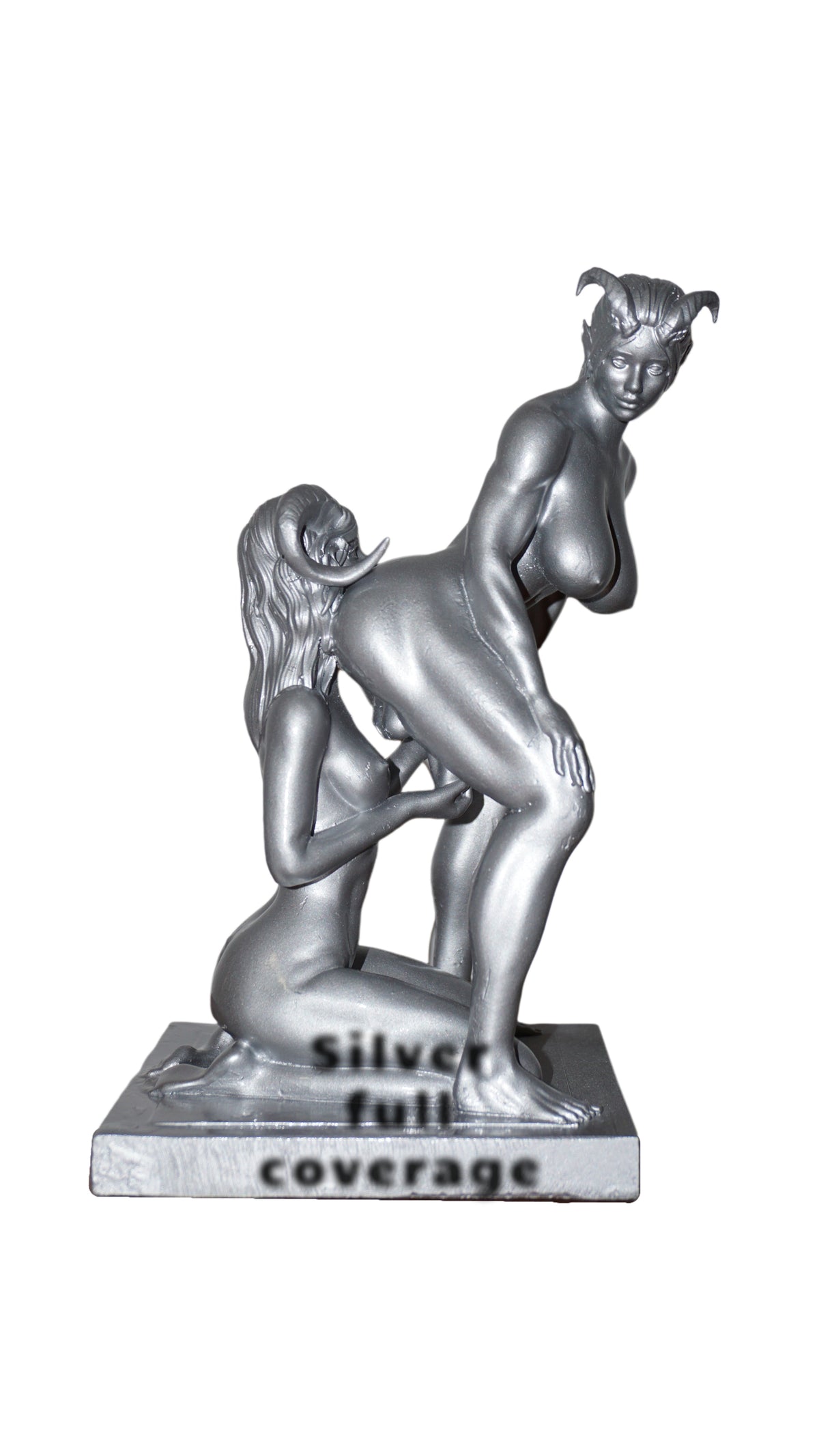 LGBTQ Erotic Sculpture, Transgender Love from Behind Figurine, 4-30 In