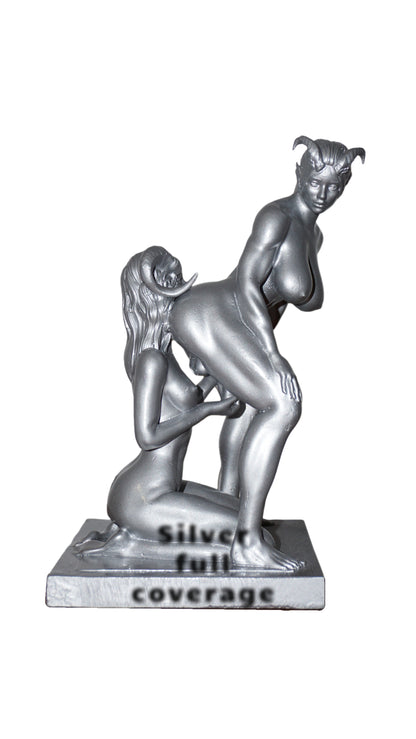 LGBTQ Erotic Sculpture, Transgender Love from Behind Figurine, 4-30 In