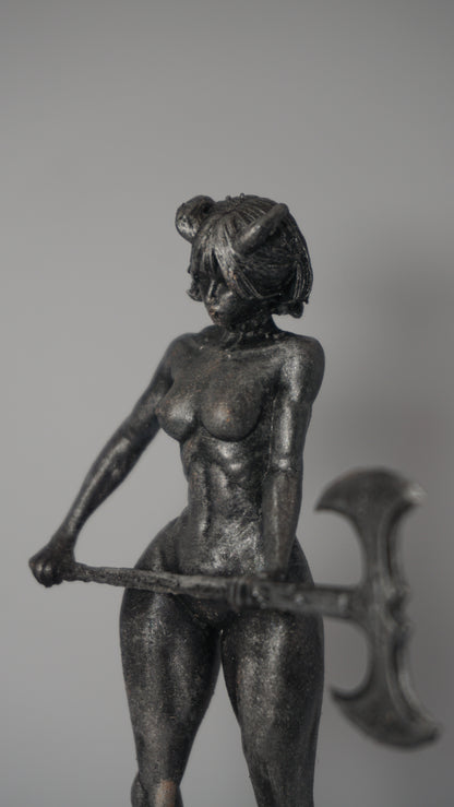 The Axe Maiden Statue