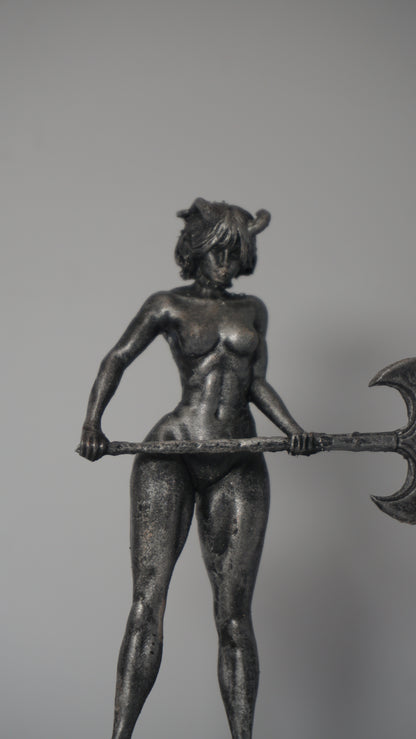 The Axe Maiden Statue