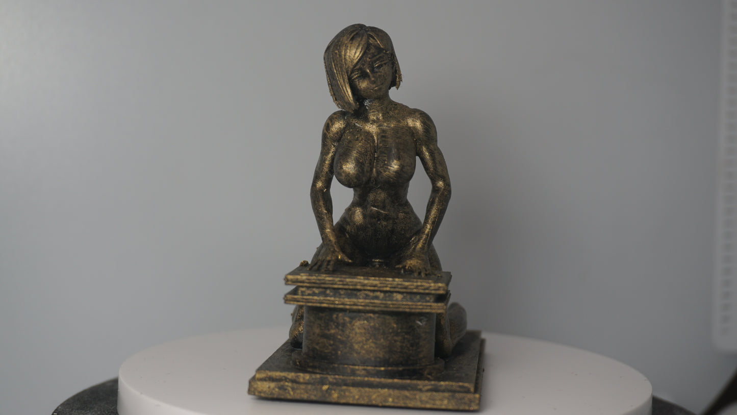 Sultry Manga Muse Mature Statue