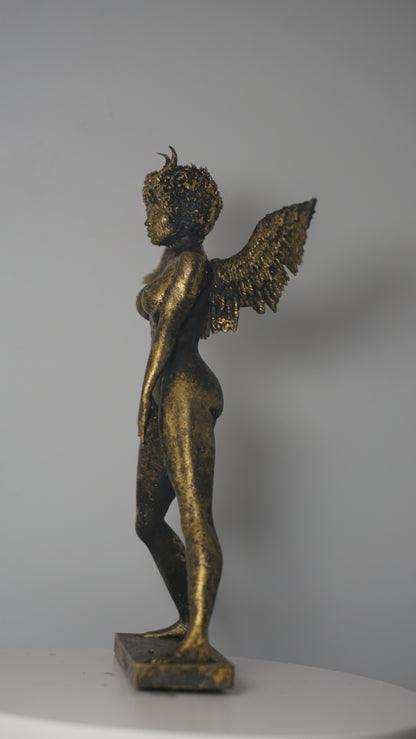 Demon Angel Muse Statue