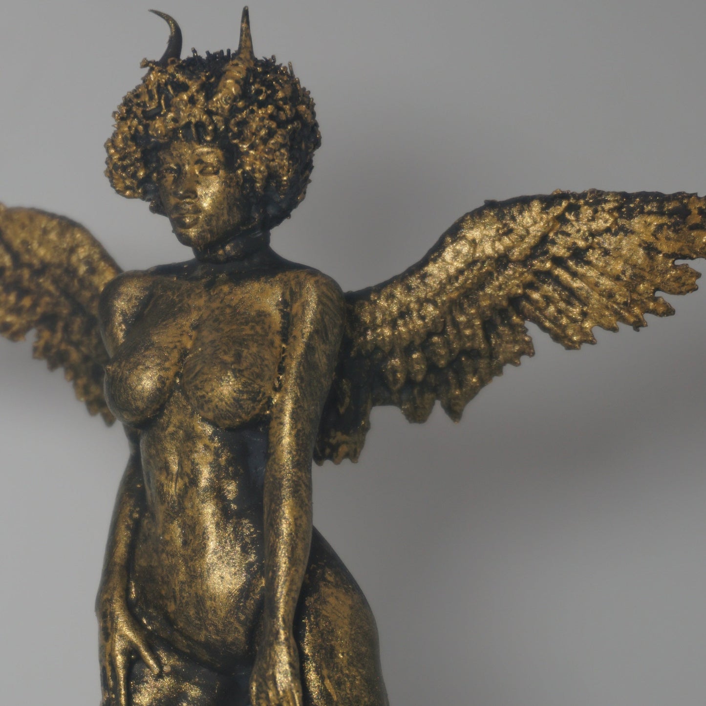 Demon Angel Muse Statue