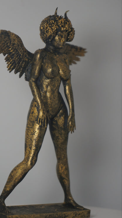 Demon Angel Muse Statue