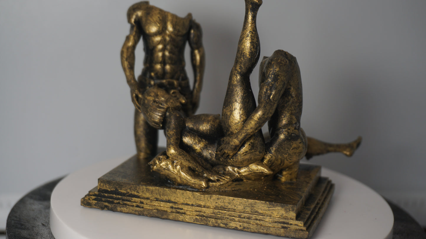 Bedroom Embrace Mature Statue