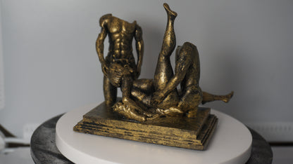 Bedroom Embrace Mature Statue