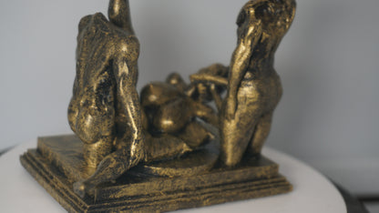 Bedroom Embrace Mature Statue