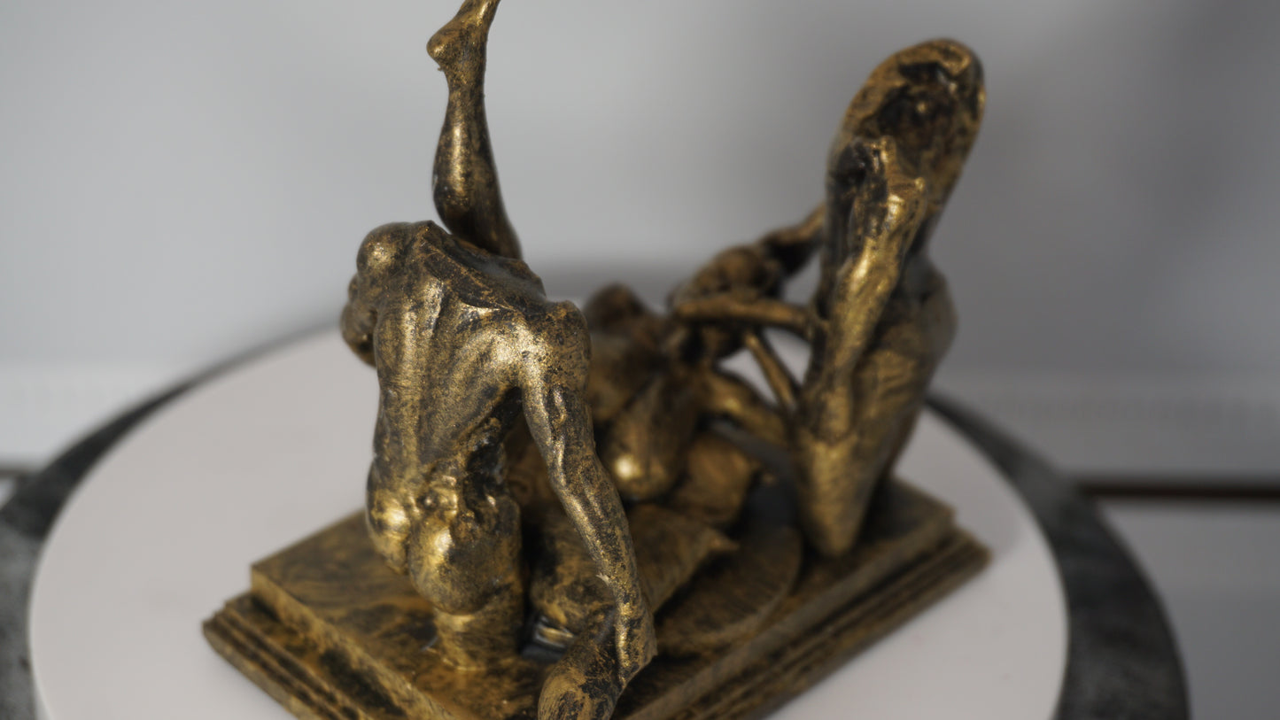 Bedroom Embrace Mature Statue