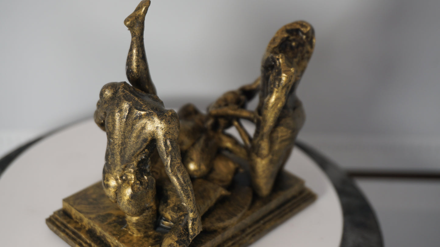 Bedroom Embrace Mature Statue