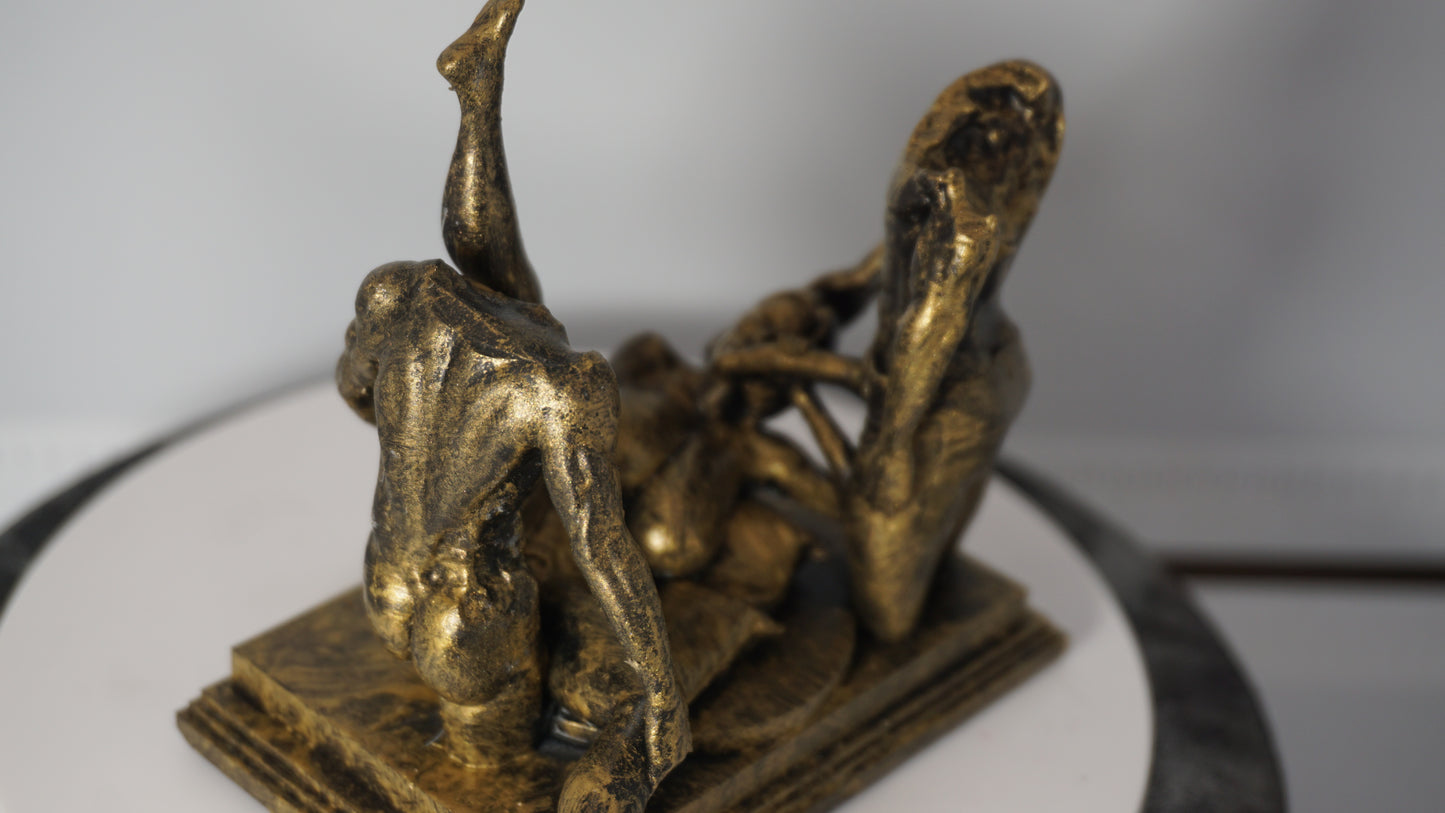 Bedroom Embrace Mature Statue