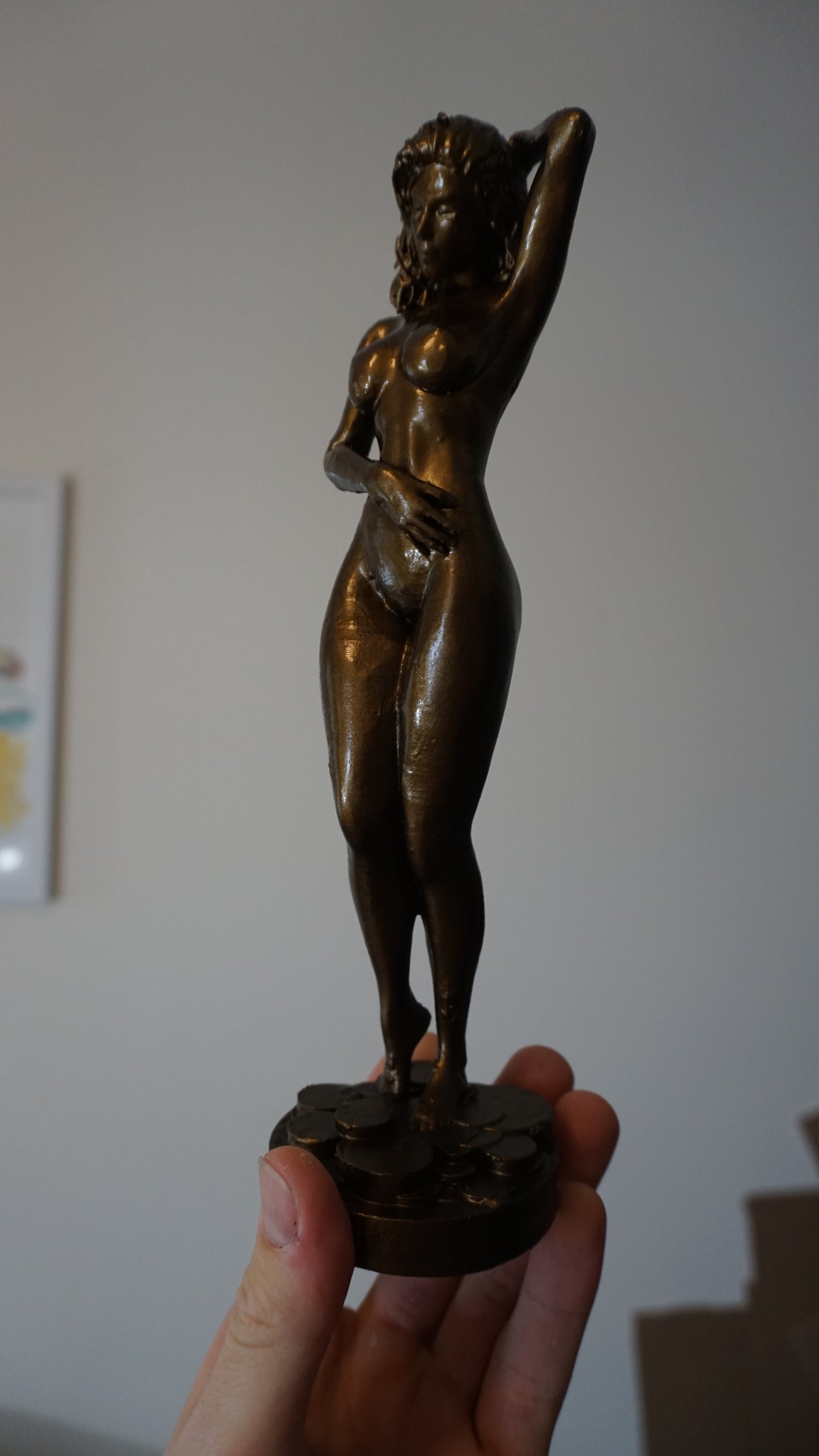 "azure Respite" Showering Woman Art Sculpture and figurine elf statue (Copy)