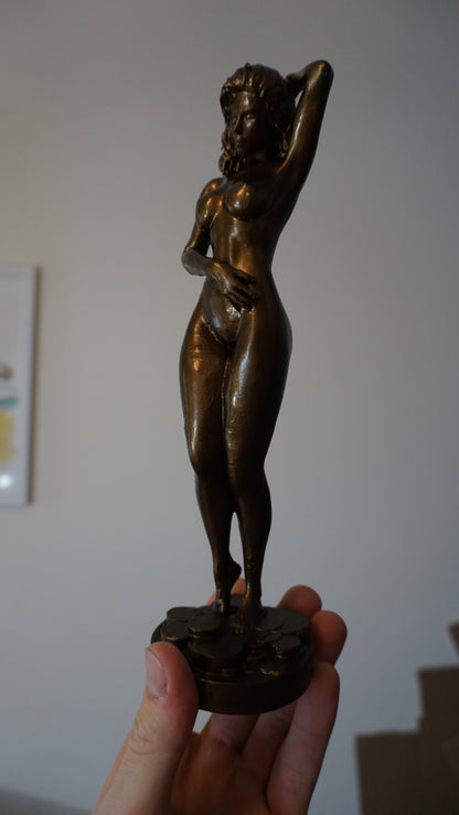 "azure Respite" Showering Woman Art Sculpture and figurine elf statue (Copy)