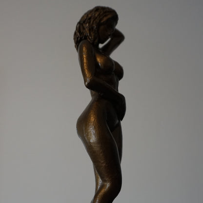 "azure Respite" Showering Woman Art Sculpture and figurine elf statue (Copy)