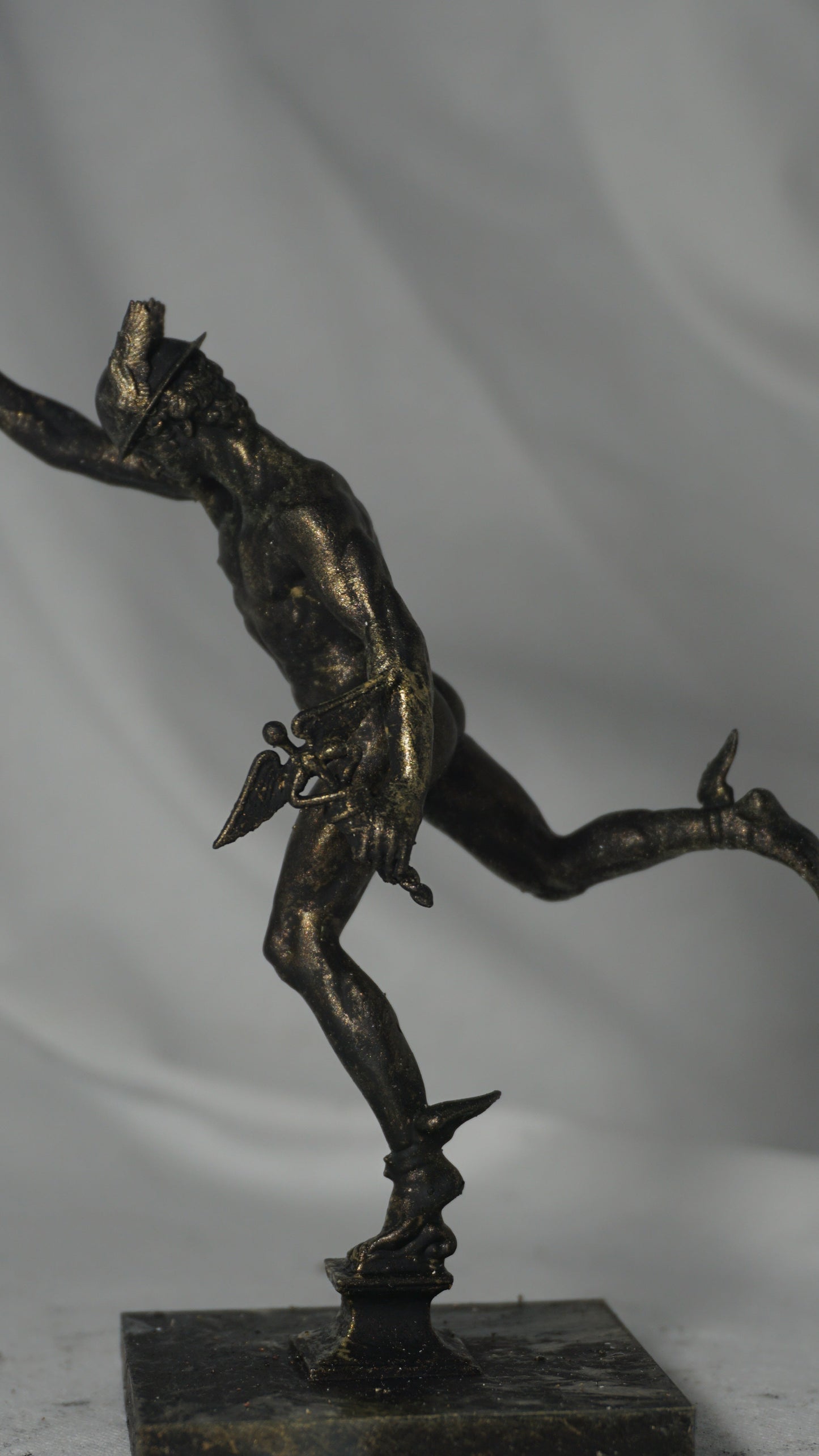 Hermes in Motion Adult Mature Gay Fine Art Statue