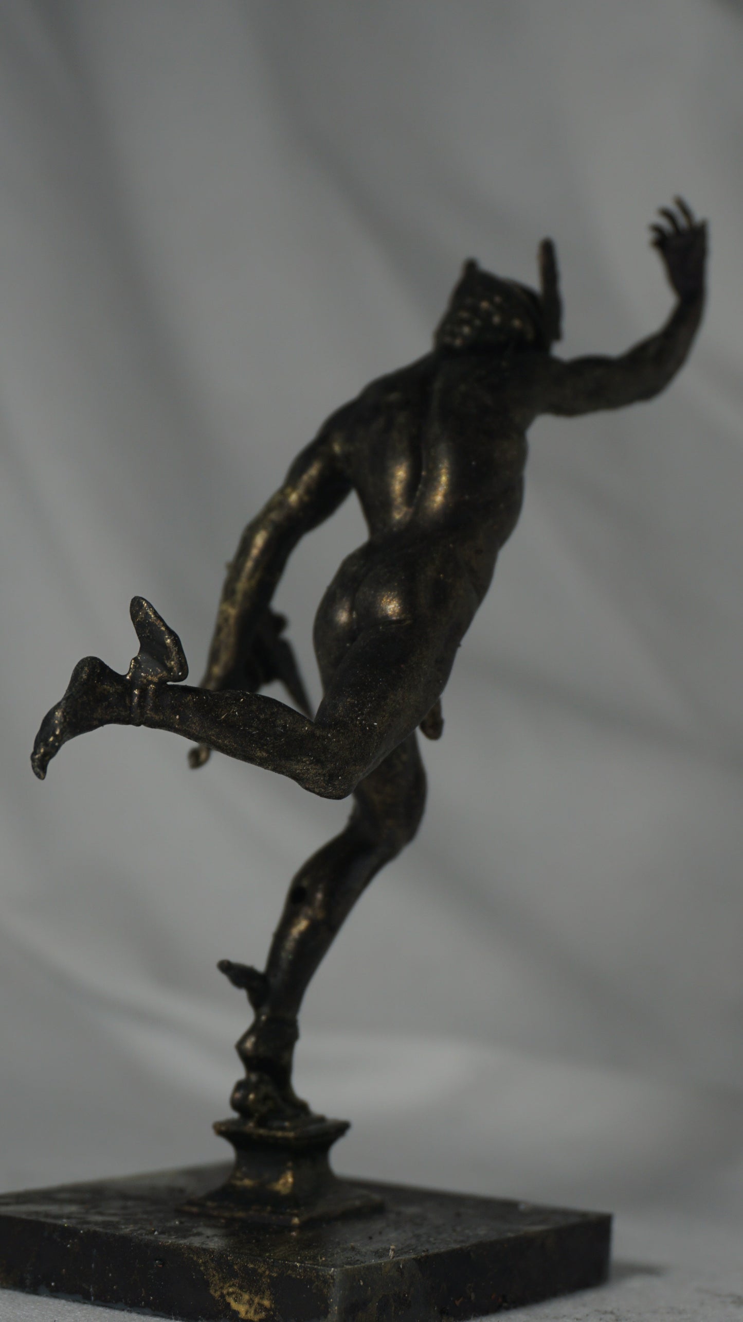 Hermes in Motion Adult Mature Gay Fine Art Statue