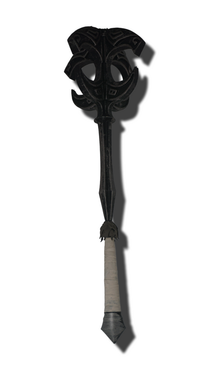 Miniature Nordic Mace, 1:12 Scale ABS Resin Miniature Format