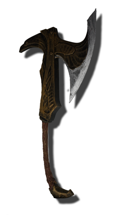 Elven War Axe Non functional Durable Plastic Replica Cosplay Piece
