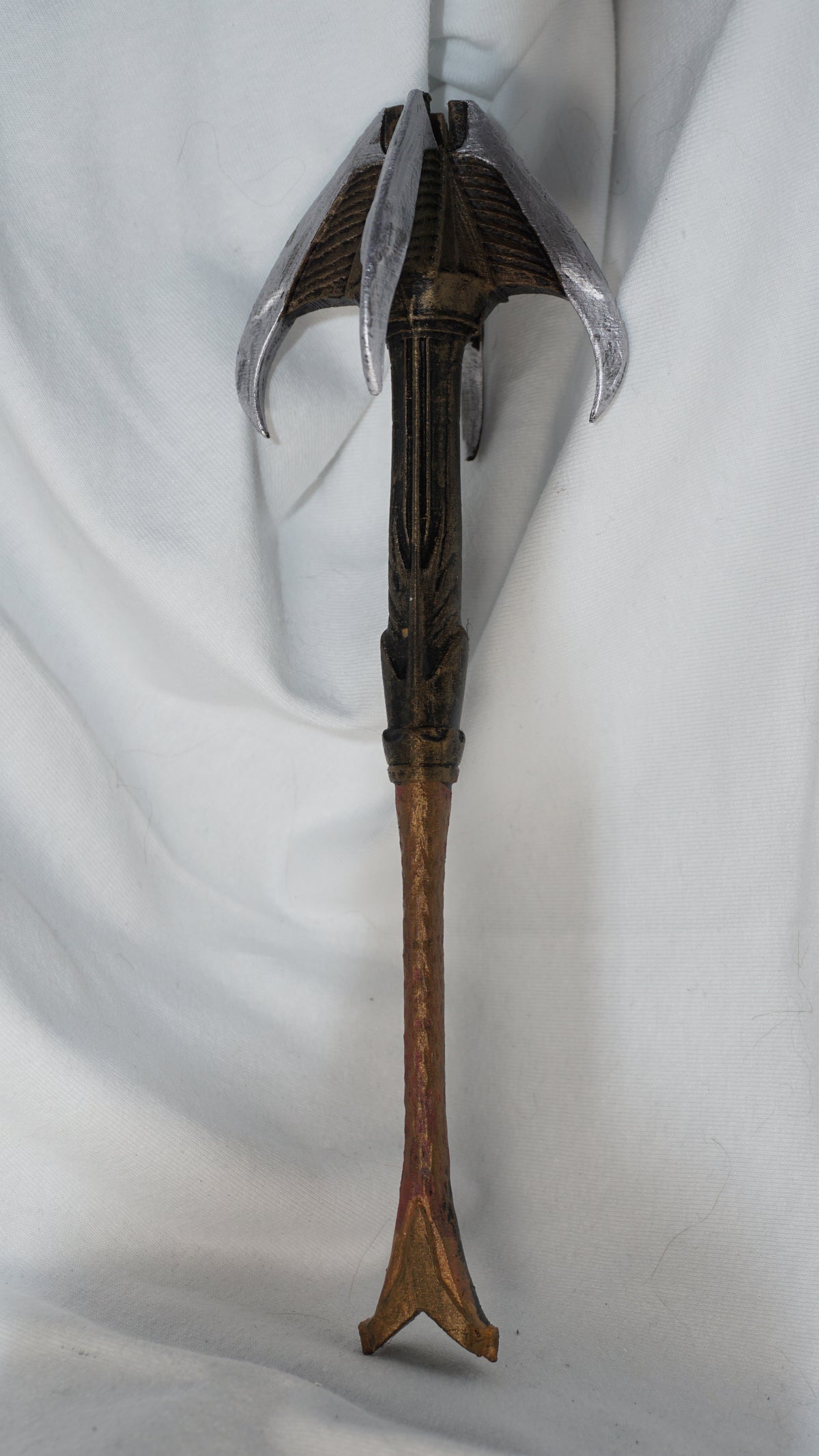 Miniature Elven Mace, ABS Resin Miniature, 1:2 to 1:16 Scale Options