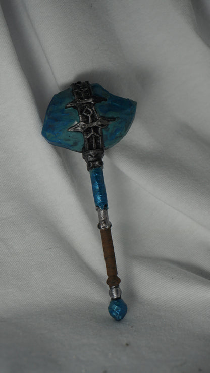 Stalhrim Mace Non functional Durable Plastic Replica Cosplay Piece
