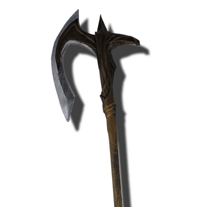 Miniature Elven Battle Axe, 1:6 Scale ABS Resin Miniaturized Display Piece