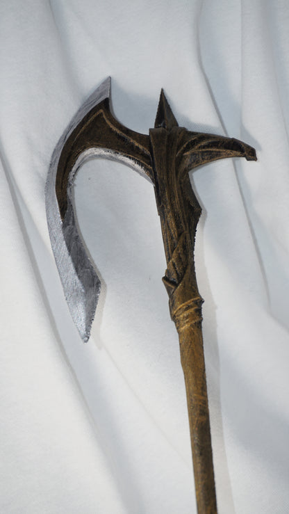 Elven Battle Axe Non functional Durable Plastic Replica Cosplay Piece