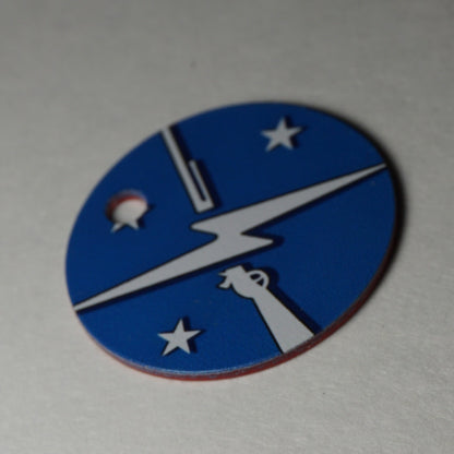The Minutemen Oval Dog Tag
