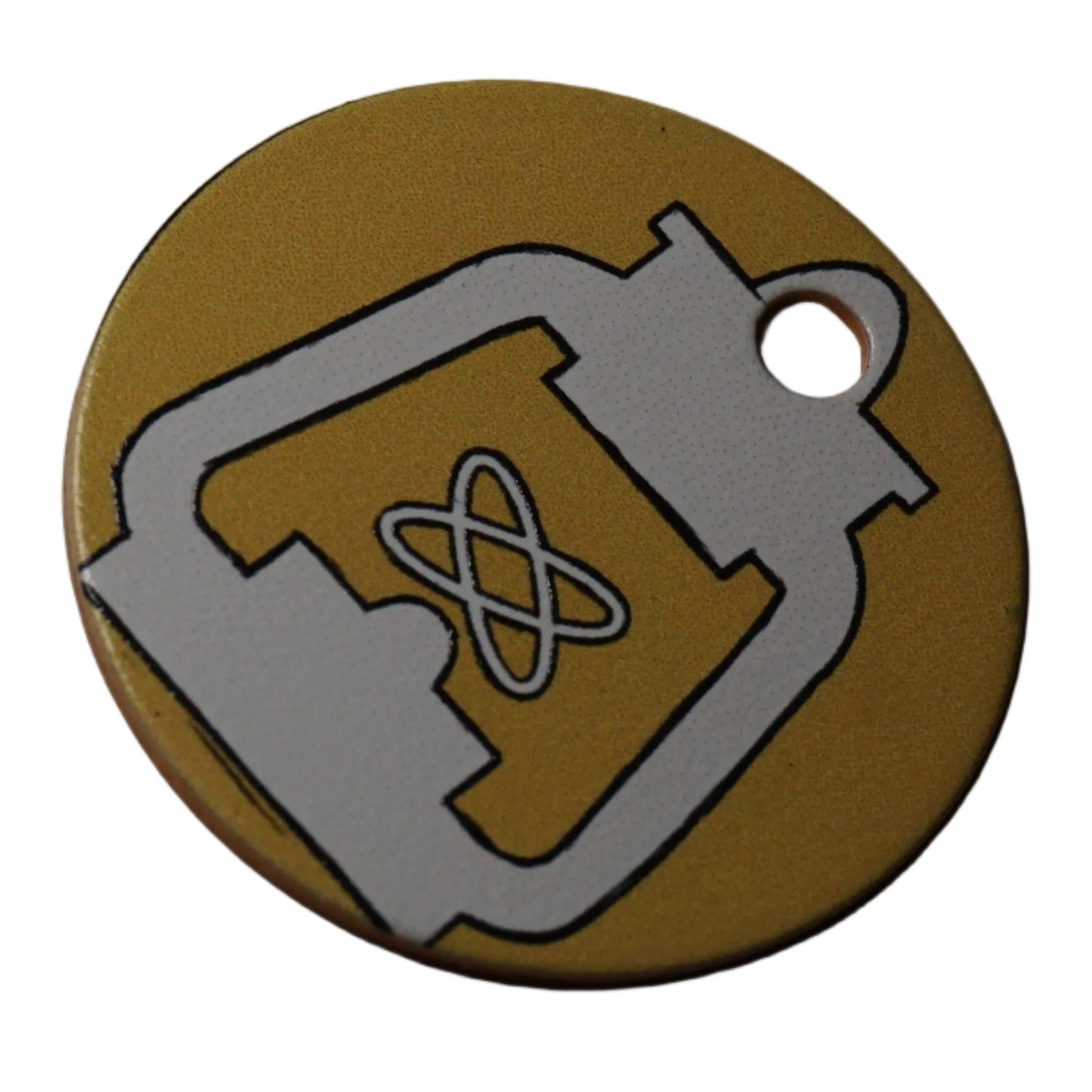 The Railroad Oval Dog Tag