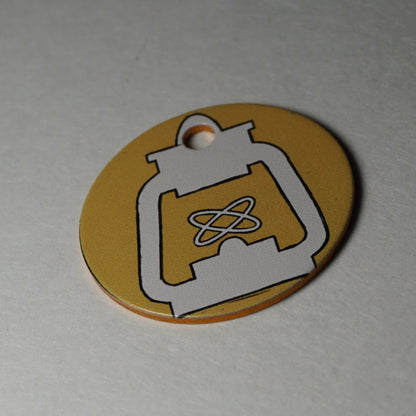 The Railroad Oval Dog Tag