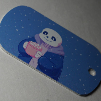 Sans Metallic Dog Tag