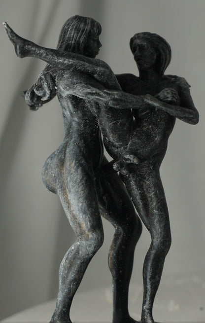 Transgender "Side Love" Erotic Art Sculpture and figurine