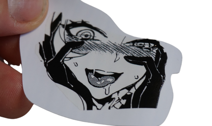 Hentai Salivating Anime Girl Sticker