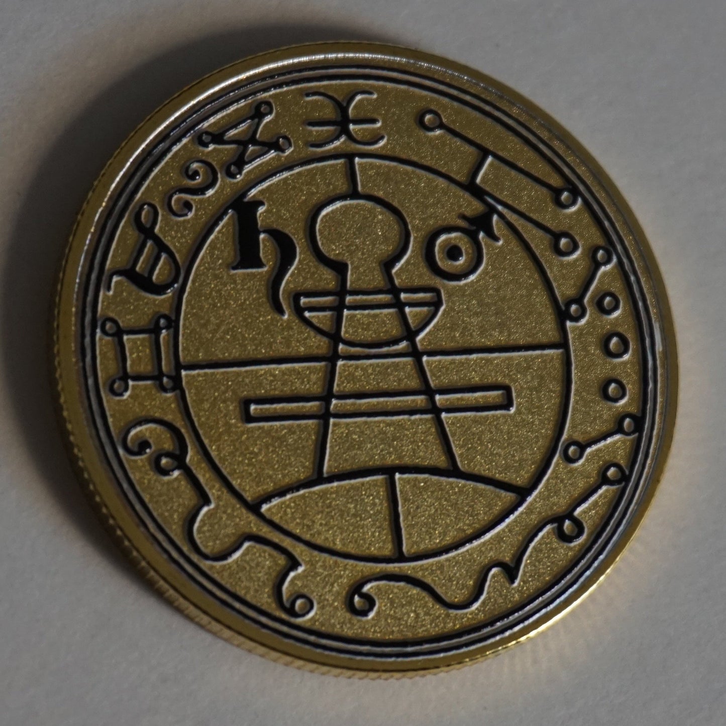 Magical Pentacle Coins Demonology King of Solomon Pentagrams