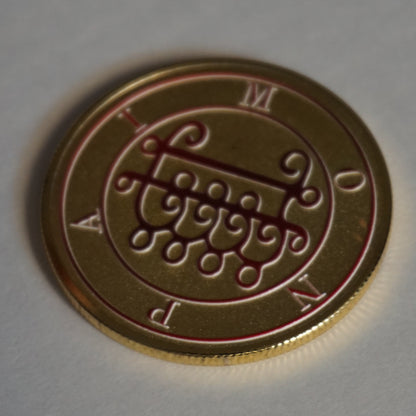 Magical Pentacle Coins Demonology King of Solomon Pentagrams