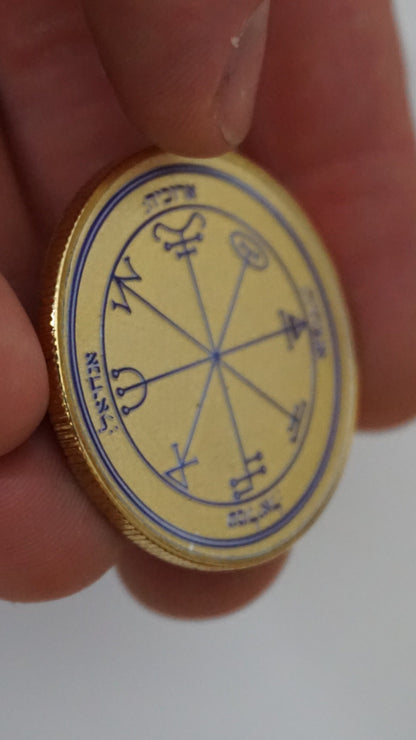 Custom Engraved Brass Coin Photos and text