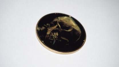 Custom Engraved Brass Coin Photos and text